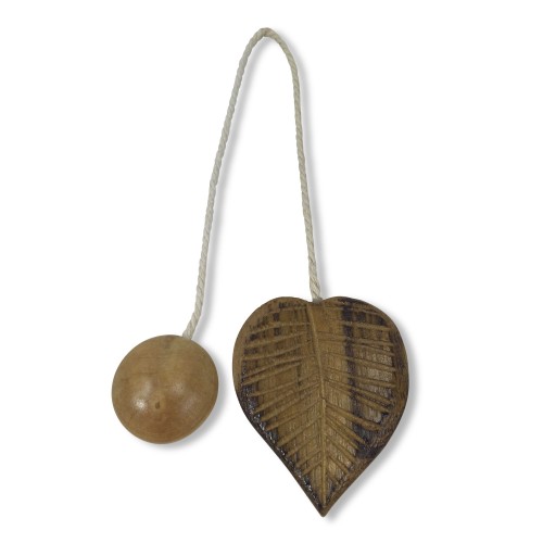 IMÁN TOPE DE CORTINA DE MADERA IMANES PARA CORTINAS TIE LEAF NOGAL