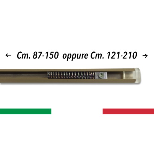 CURTAIN ROD FIXXY © BROWN SPRING ADJUSTABLE PRESSURE FOR ALL KINDS OF CURTAIN