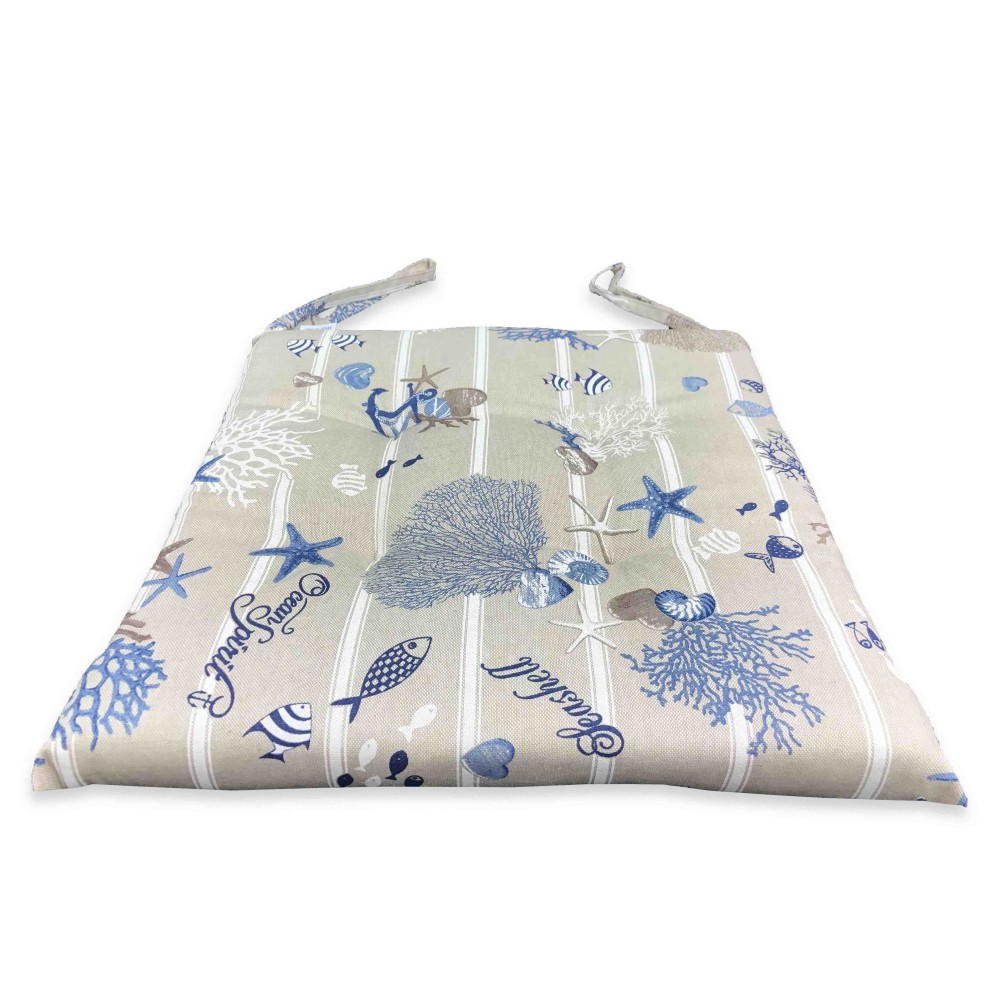 housse de chaise MORBIDONE MER BLEU MARINE housse de chaise MORBIDONE MER BLEU MARINE