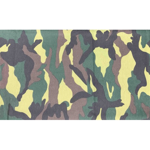 DEKOBEZUG FÜR ALLES GRAN SCARF TAGESDECKE SOFABEZUG LONETA STOFF CAMOUFLAGE GRÜN