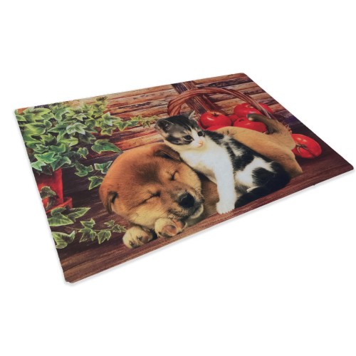 TAPIS PAILLASSON NUMÉRIQUE AMIS CM.40X60 CHIEN CHAT PANIER