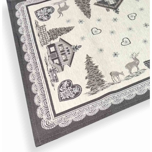 TYROLEAN MOUNTAIN RUG VALBADIA BROWN