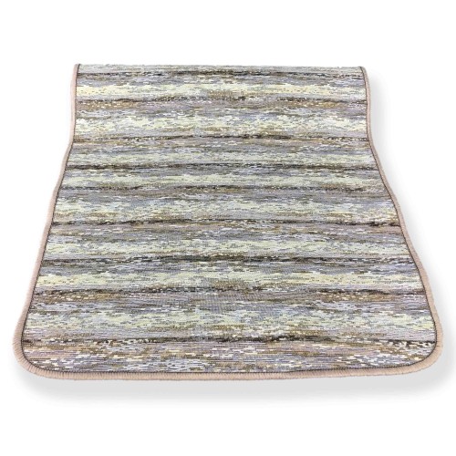 TAPPETO CUCINA gommato ANTISCIVOLO STRIPE BEIGE