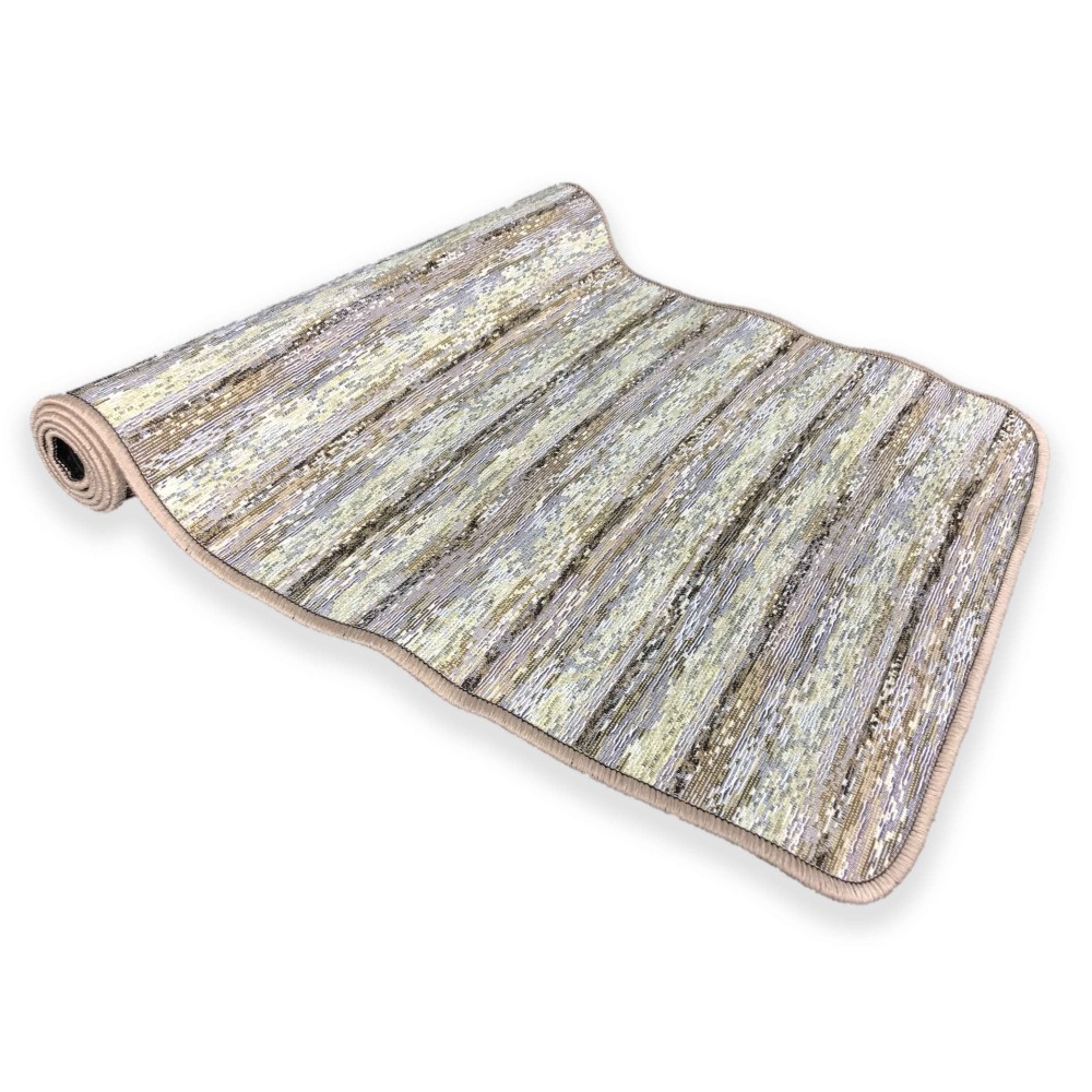 TAPPETO CUCINA gommato ANTISCIVOLO STRIPE BEIGE