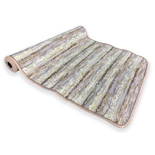 TAPPETO CUCINA gommato ANTISCIVOLO STRIPE BEIGE