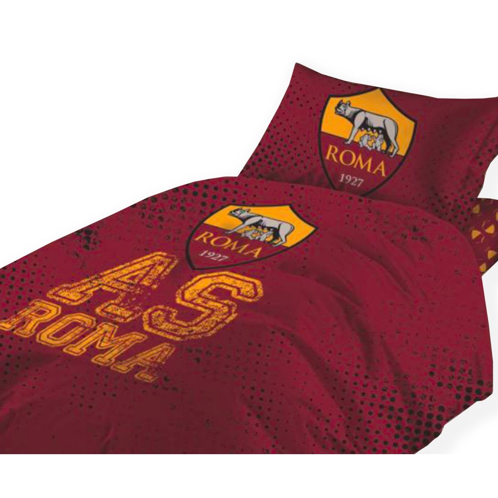 Housse de COUETTE ROMA CALCIO 1 SQUARE ORIGINAL UNIQUE A. S. ROMA