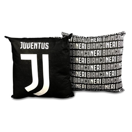 CUSCINO ARREDO JUVE UFFICIALE JUVENTUS Cm. 40x40 NERO