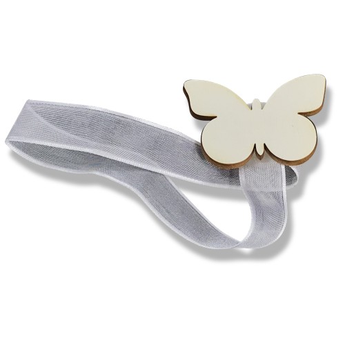 CALAMITA Tope de cortina BUTTERFLY MILK IMANES BLANCOS PARA CORTINAS TOPES DE CORTINAS