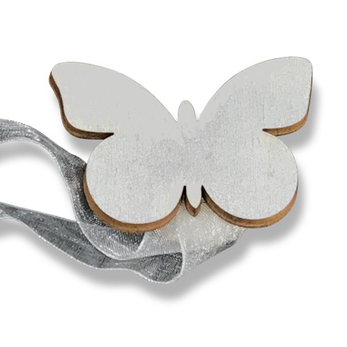 MAGNET tope de cortina BUTTERFLY SILVER GREY IMANES PARA CORTINAS TOPES DE CORTINA