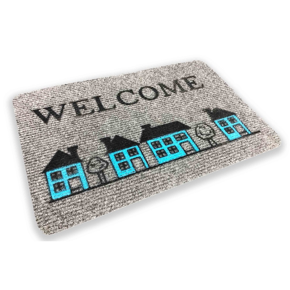 TAPIS PAILLASSON MARIEL CM. 40x60 MAISONS BLEUES TAPIS PAILLASSON MARIEL CM. 40x60 MAISONS BLEUES