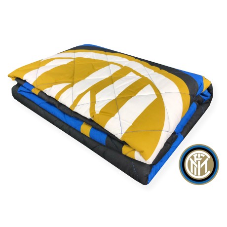 COPRILETTO INTER TRAPUNTATO SINGOLO 1 PIAZZA F.C. INTER