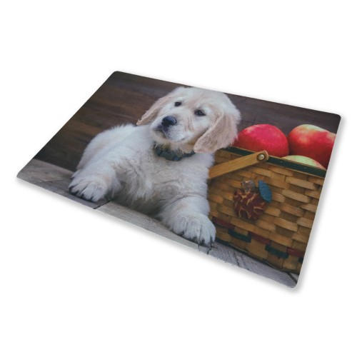 DIGITALER FUSSMATTENTEPPICH CM.40X60 LABRADOR WELPE HUND