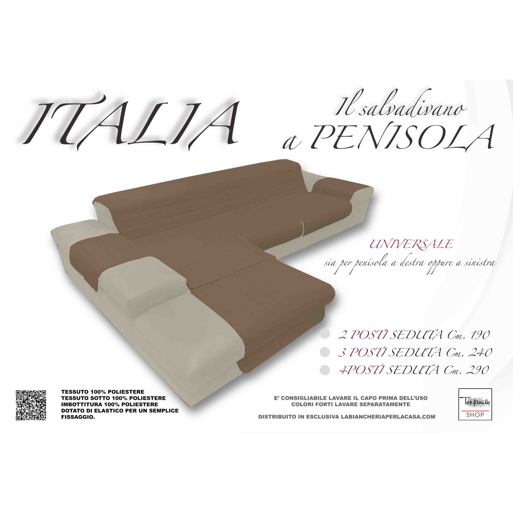 COPRIDIVANO ITALIE LE SALVADIVANO AVEC LA PÉNINSULE MATELASSÉ TORTORA COPRIDIVANO ITALIE LE SALVADIVANO AVEC LA PÉNINSULE MATELASSÉ TORTORA