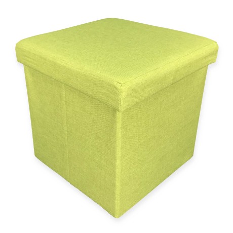 POUF CONTAINER REPOSE-PIEDS EN TISSU DE TAYLOR GREEN