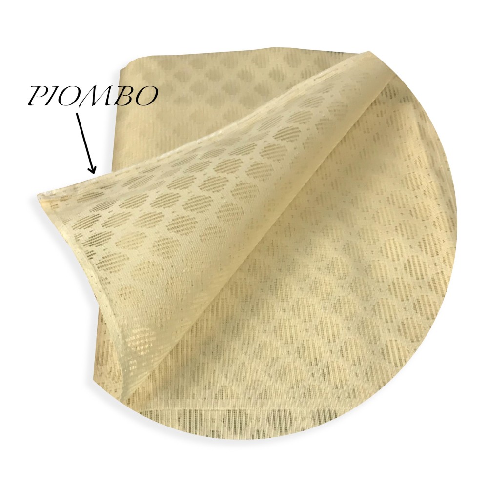 RED DE CORTINA Mosquitera para exterior en forma de diamante emplomada cm de ancho. 200 liso BEIGE