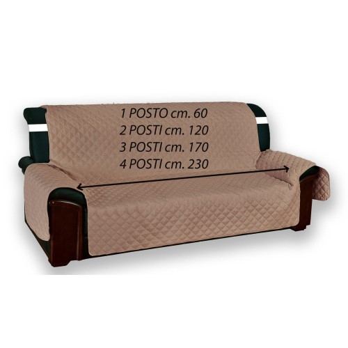 TAUBENGRAUER SOFABEZUG SOFA SAVER VIVY GESTEPPTE GLATTE OBERSEITE TAUBENGRAU