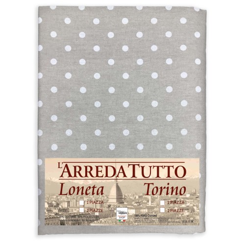 HANDTUCH Copritutto GRAN SCARF Tagesdecke SOFA BEZUG Stoff MIROS POLKA DOTS WEISS