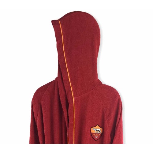 Bathrobe CHILD Boy ORIGINAL A.S. ROMA Microsponge with POOL BACKPACK