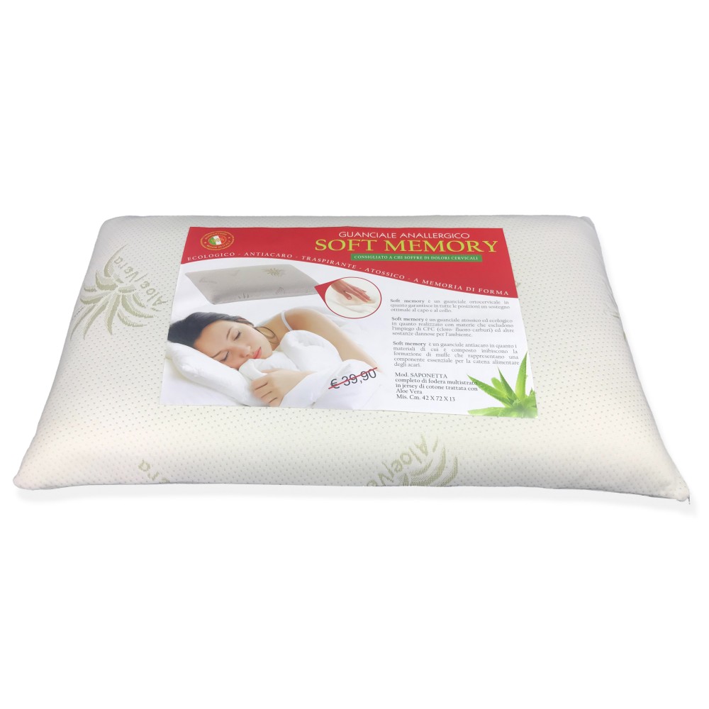 OREILLER COUSSIN DE SAVON DOUX MÉMOIRE