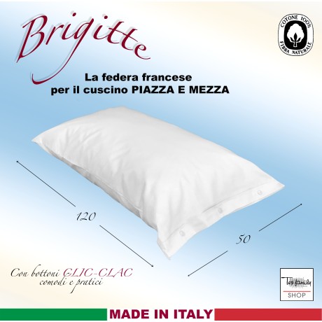 FEDERA BRIGITTE UNA PIAZZA E MEZZA MISURA FRANCESE CLIC-CLAC cm. 50 X 120