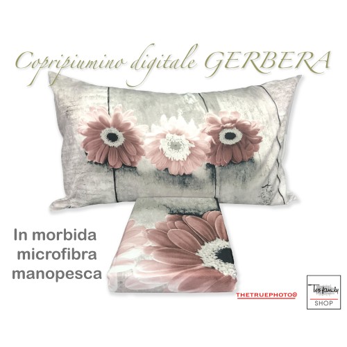 FUNDA NÓRDICA FOTO IMA.TEX GERBERA ROSA