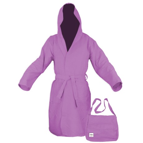 ROBE TECHNIQUE MICROFIBRE LILAS