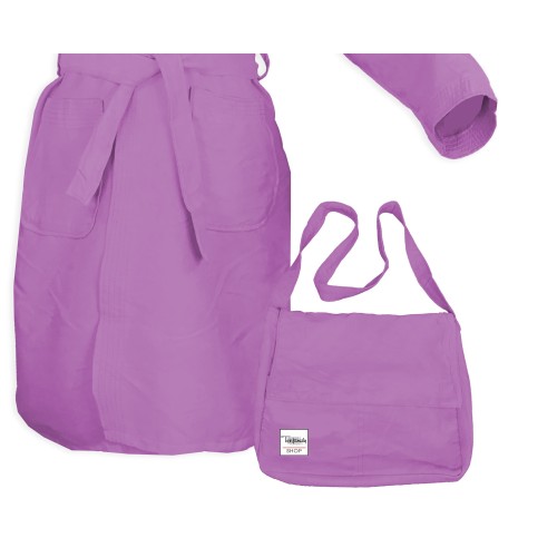 PEIGNOIR TECHNIQUE PODDY EN MICROFIBRE lilas