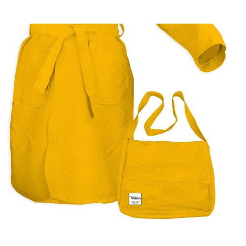 ROBE TECHNIQUE MICROFIBRE JAUNE