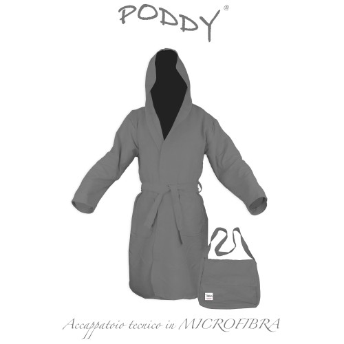 ROBE TECHNIQUES PODDY MICROFIBRE GRIS