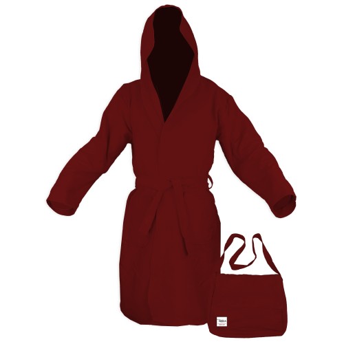 PEIGNOIR TECHNIQUE PODDY EN MICROFIBRE bordeaux