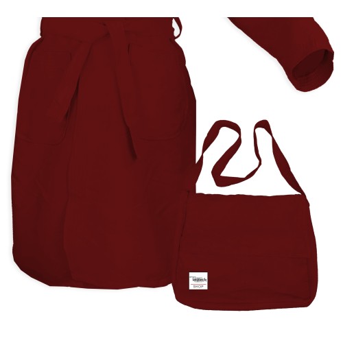 PEIGNOIR TECHNIQUE PODDY EN MICROFIBRE bordeaux