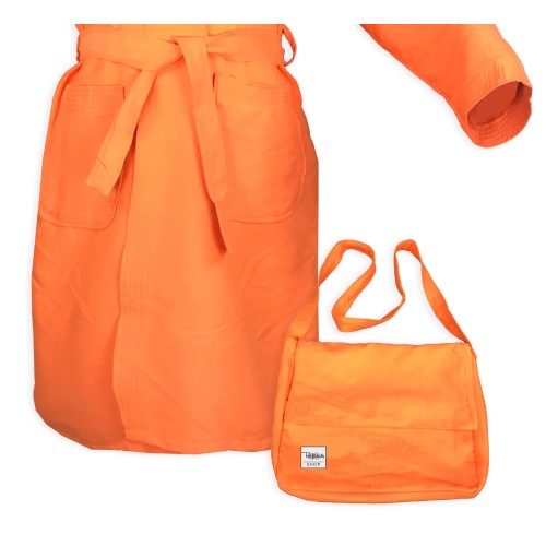 ALBORNOZ TÉCNICO KIDDY NIÑO NIÑO EN MICROFIBRA NARANJA