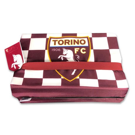 CUSCINO DA STADIO UFFICIALE TORINO FC CALCIO ORIGINALE TORO e cartolina TORINO È