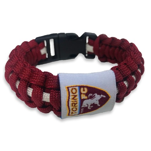 BRACELET OFFICIEL TORINO FC EN CORDE TRESSÉE