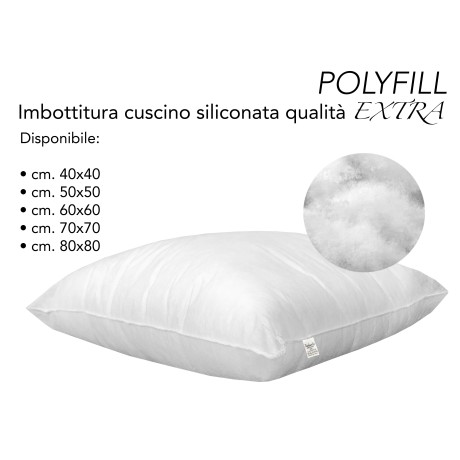 IMBOTTITURA POLYFILL PER CUSCINO INTERNO POLIESTERE TUTTE LE MISURE