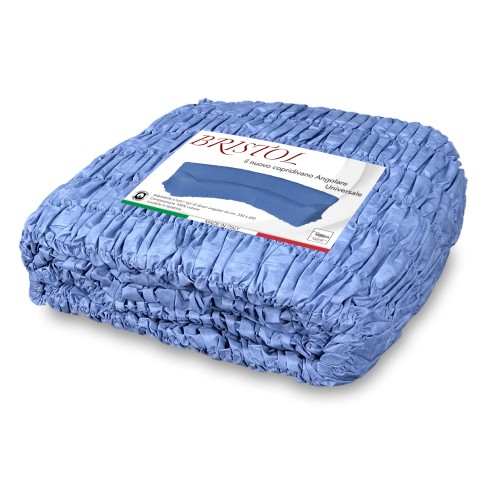 BRISTOL FUNDA DE SOFÁ ESQUINA UNIVERSAL AZUL LISO