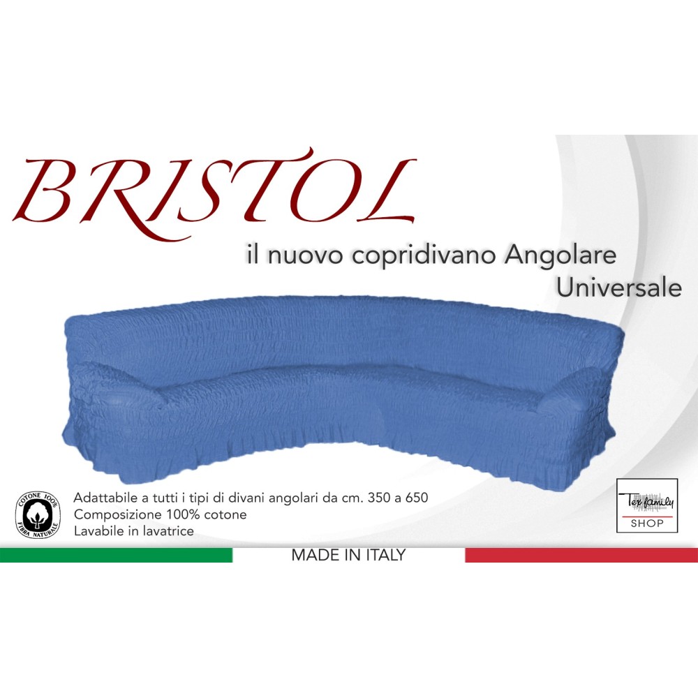 BRISTOL UNIVERSAL ECKSOFA BEZUG EINFARBIG BLAU