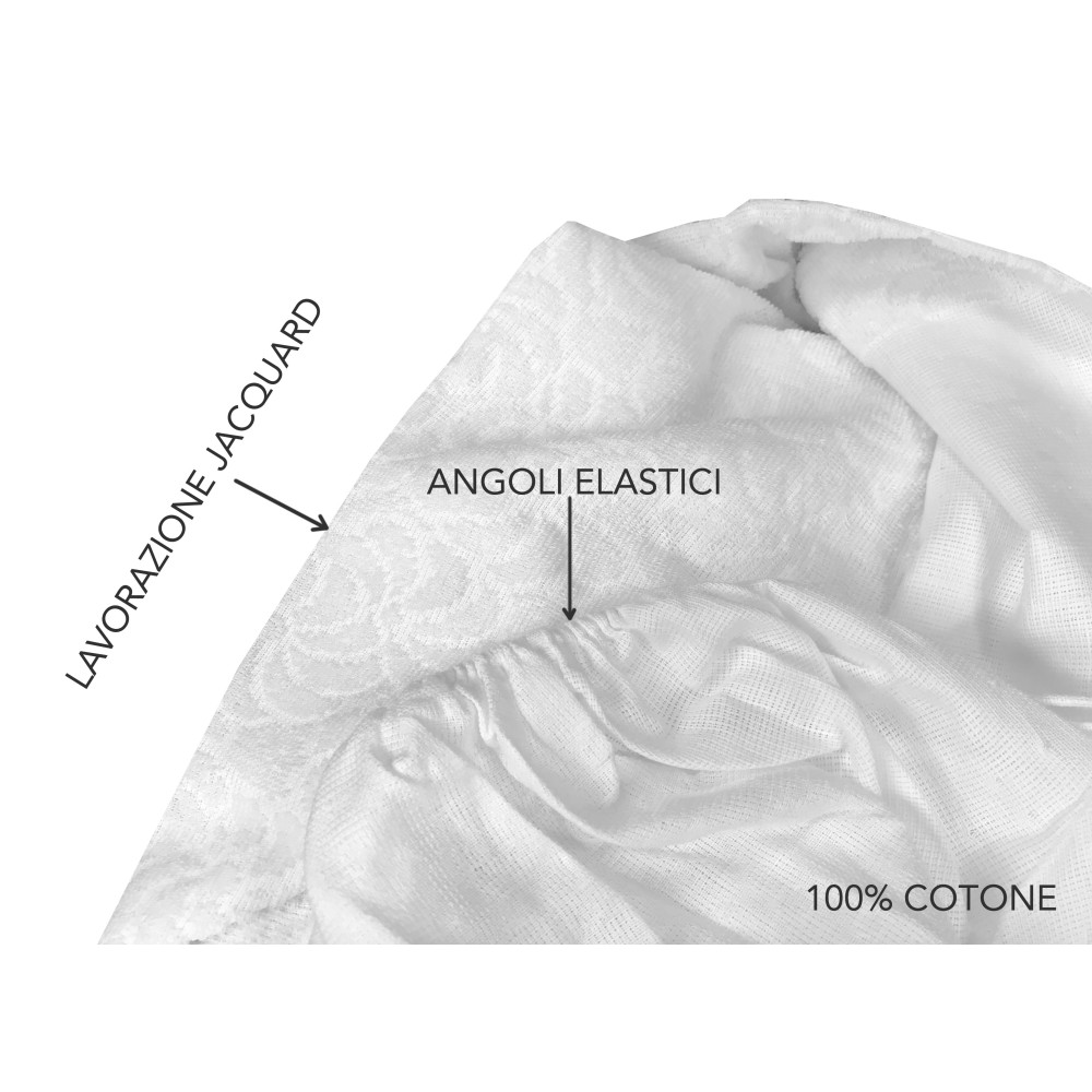 MATTRESS COVER IN PURE COTTON TERRY TEX FAMILY