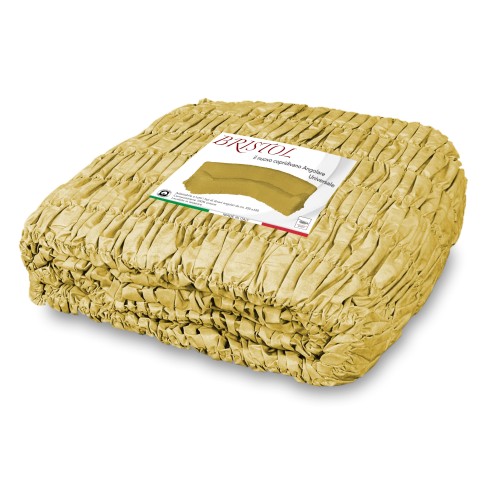 FUNDA DE SOFÁ ESQUINERA UNIVERSAL BRISTOL SOLID OCRE