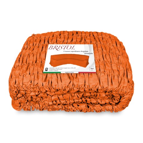 COPRIDIVANO ANGLE UNIVERSELLE-BRISTOL-ORANGE-SAUMON ROYAUME-UNI, MARBRÉ