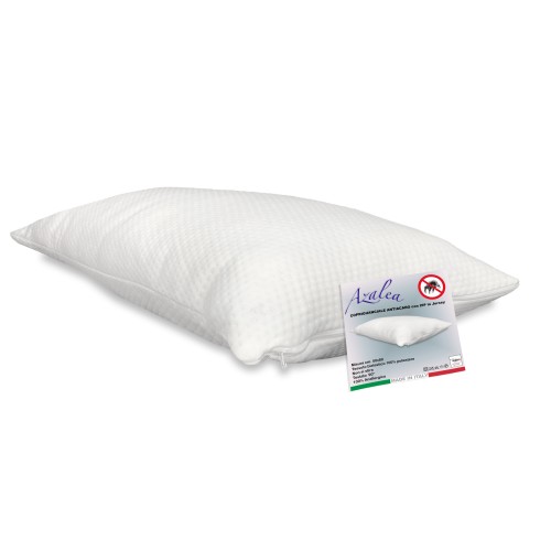 PAR DE FUNDAS DE ALMOHADA DE PUNTO ANTIÁCAROS E HIPOALERGÉNICAS CON CREMALLERA