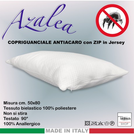 PAIRE COPRIGUANCIALE JERSEY ANTI-ACARIENS ET NON-ALLERGIQUE ZIP