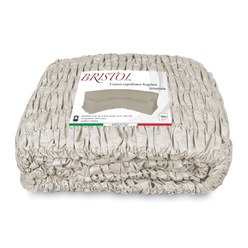 UNIVERSELLER ECKSOFABEZUG BRISTOL CREME UNI
