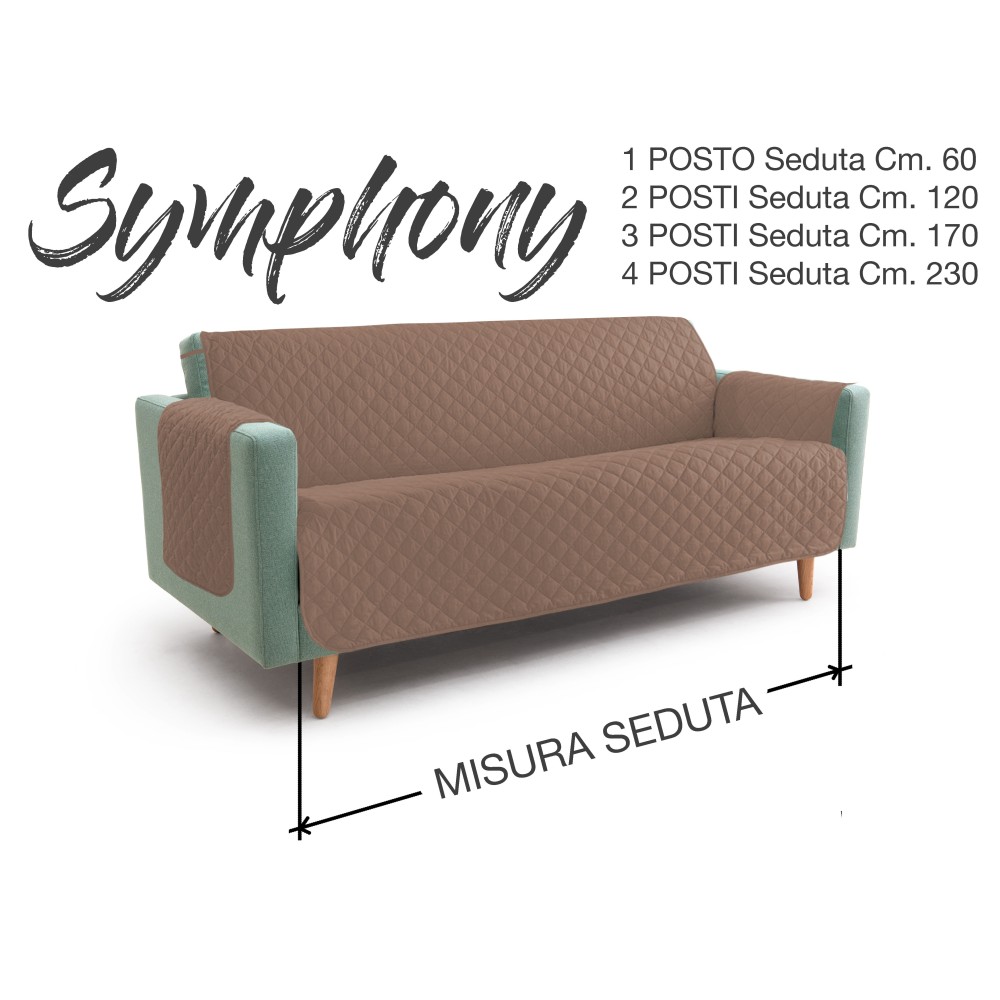 NEW TR SOFA COVER SYMPHONY QUILTED DOVE GREY SOFA PROTECTOR