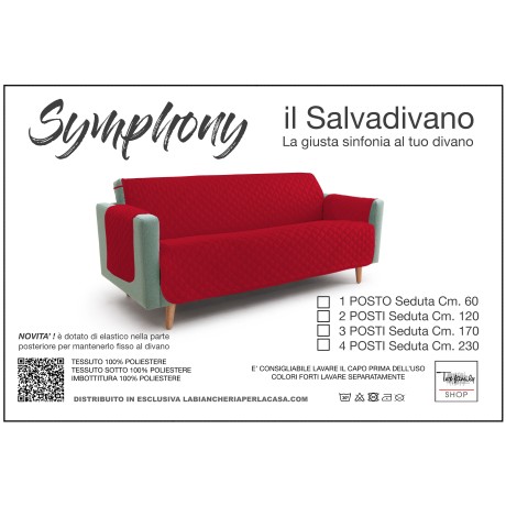 COPRIDIVANO BX SALVADIVANO SYMPHONY TRAPUNTATO ROSSO-BORDEAUX