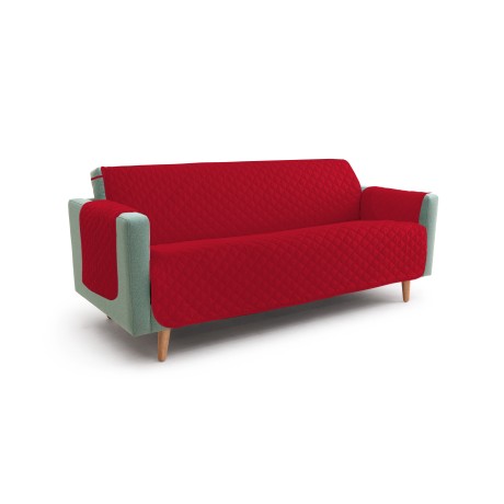 COPRIDIVANO BX SALVADIVANO SYMPHONIE MATELASSÉ-ROUGE BORDEAUX