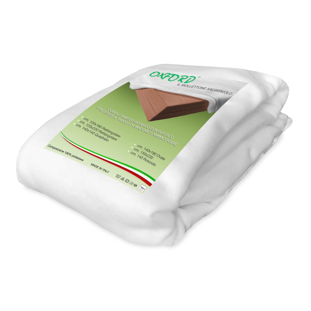 OXFORD Protector de Mesa Trampolín Bajo Mantel TABLE PROTECTOR Blanco