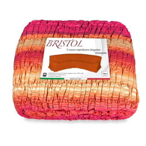 FUNDA DE SOFÁ ESQUINERA UNIVERSAL BRISTOL ETHNIC BORDEAUX