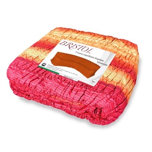 FUNDA DE SOFÁ ESQUINERA UNIVERSAL BRISTOL ETHNIC BORDEAUX