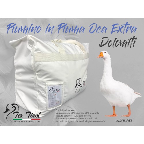 CHAQUETA DE PLUMÓN GOOSE TEX TIROL © DOLOMITI 50% PLUMÓN DE GANSO / 50% PLUMÓN DE GANSO